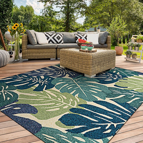 Covington Monstera Cream-Multi by Couristan - Image 2
